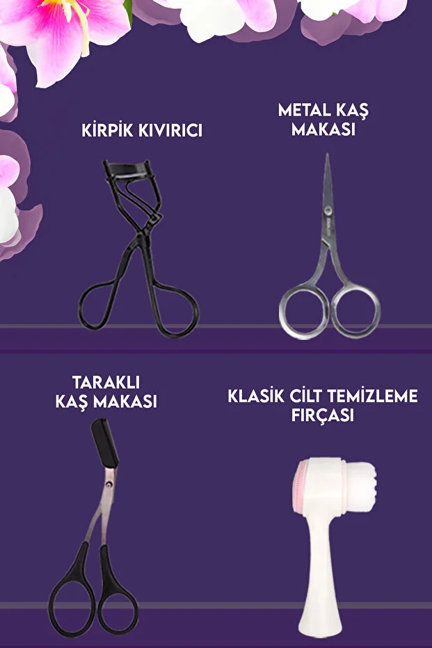 Mt Mega Makyaj Seti 70 Parça Beyaz Ten
